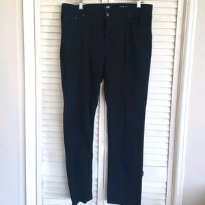 H&M Black Button Up Jeans, Size 33